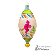 Winter Joy 4.25 in Tear Drop-  Exclusive Christmas Ornament