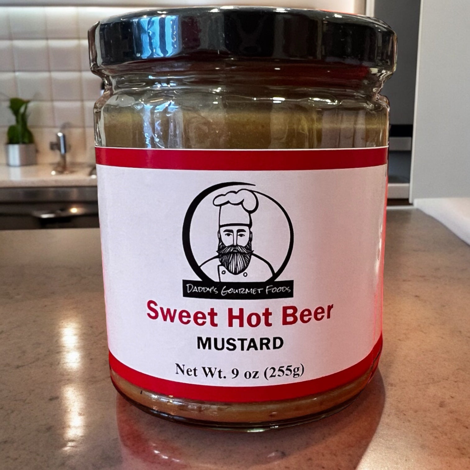 Sweet Hot Beer Mustard 9 oz (255g) Daddy's Gourmet Foods