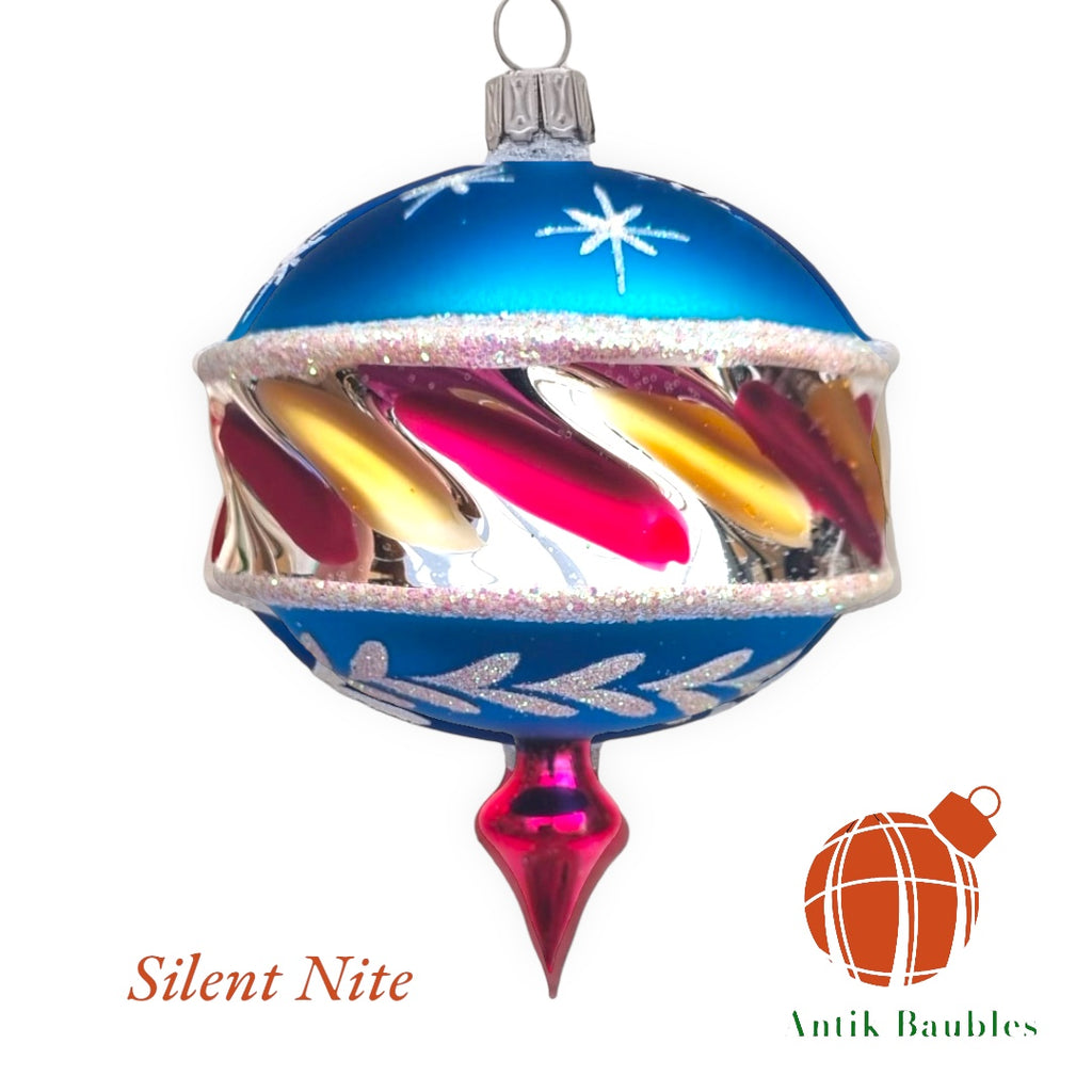 Silent Nite 3.25 in Drop- Antik Baubles Exclusive Christmas Ornament