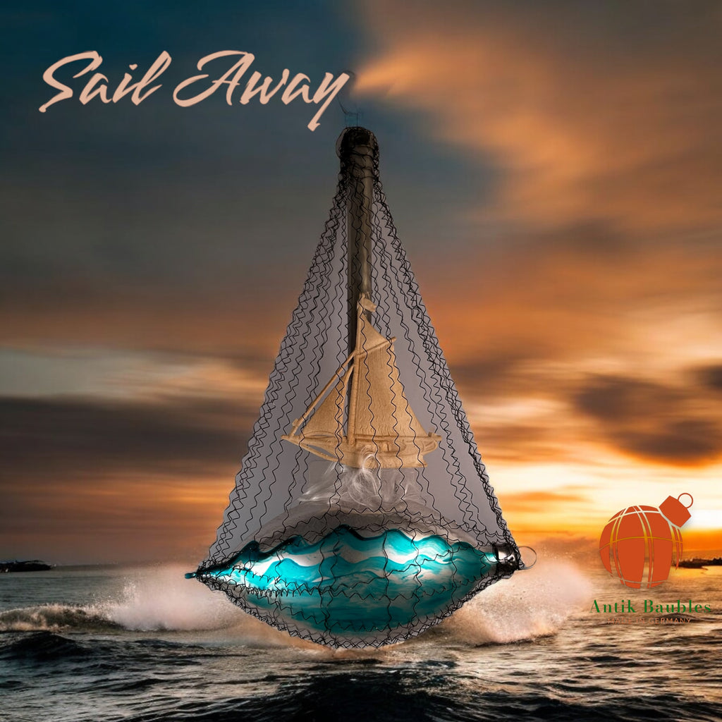 Sail Away Ornament -German Christmas Collection