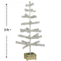 Feather Tree White 36in - Christmas Tree