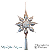 Mod Star Topper Silver - Christmas Tree Topper