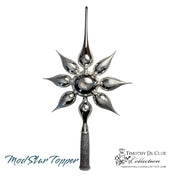 Mod Star Topper Silver - Christmas Tree Topper