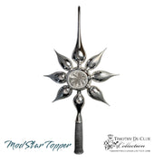 Mod Star Topper Silver - Christmas Tree Topper