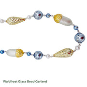 Waldfrost Glass Bead Garland from the 2025 Collection by Timothy De Clue on a white background