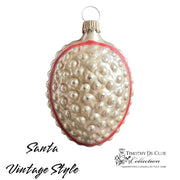 Santa Vintage Style - German Glass Ornament Christmas Collection