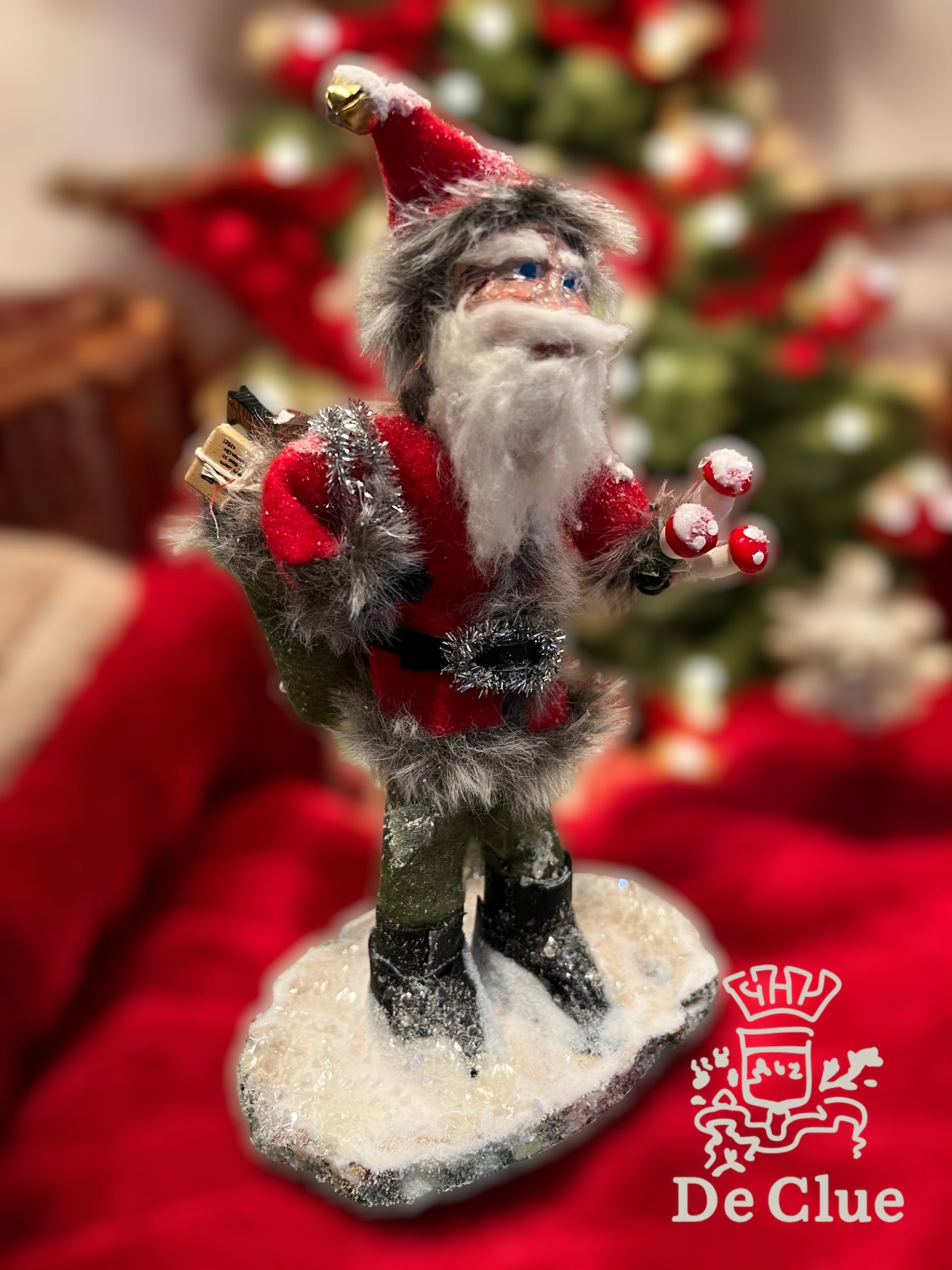 One of A Kind “Foret” Santa made by Timothy De Clue