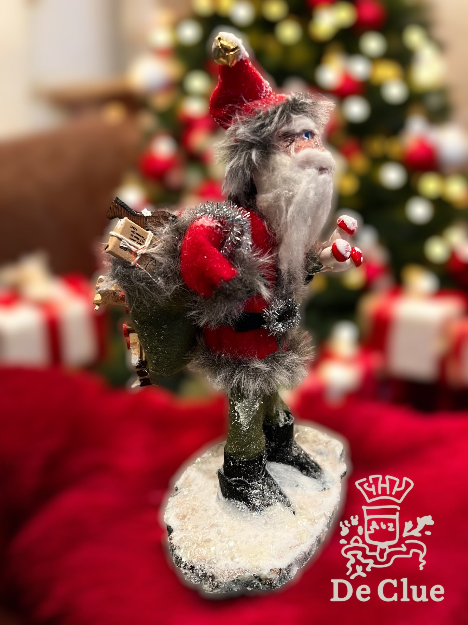 One of A Kind “Foret” Santa made by Timothy De Clue