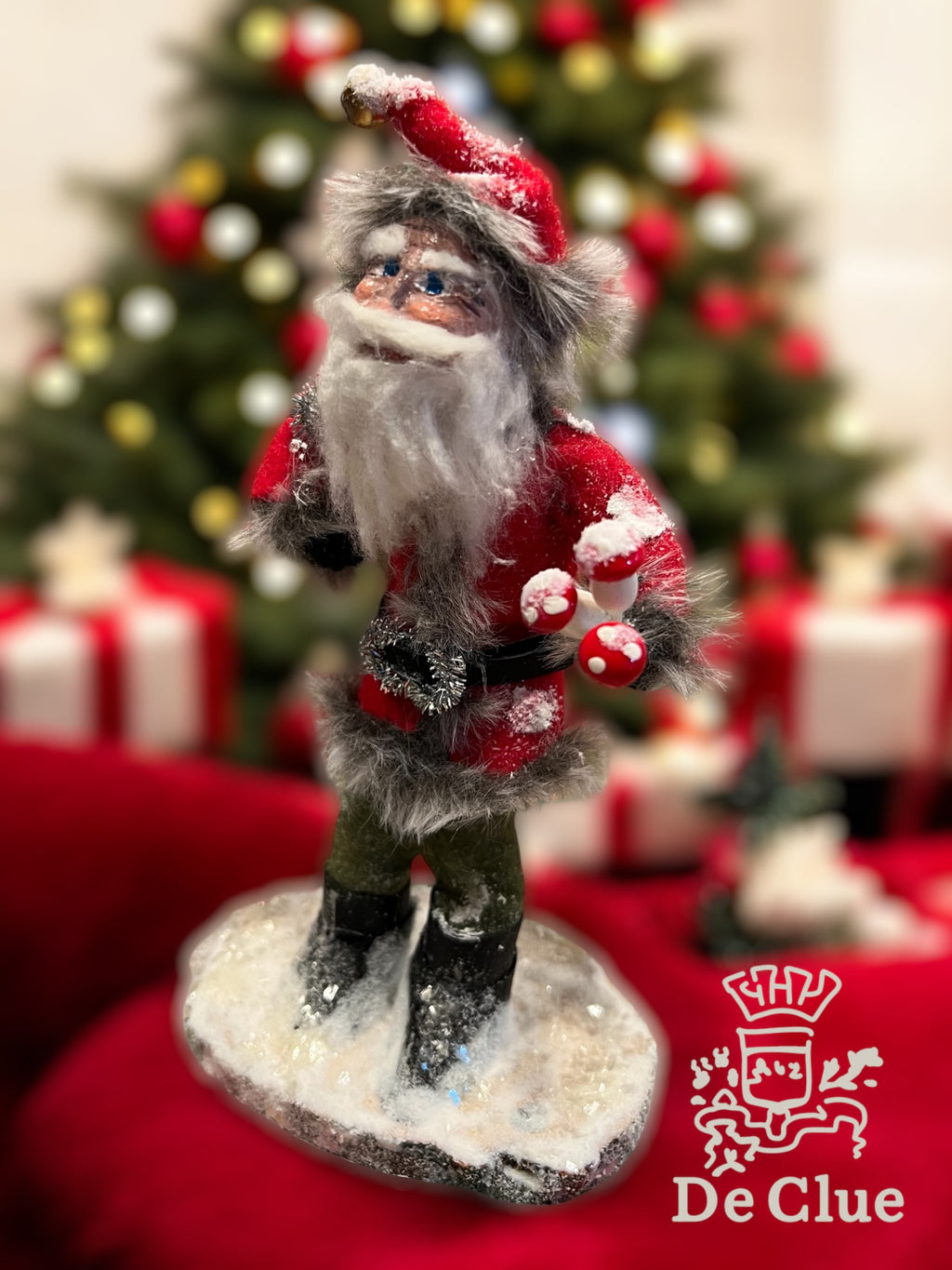 One of A Kind “Foret” Santa made by Timothy De Clue
