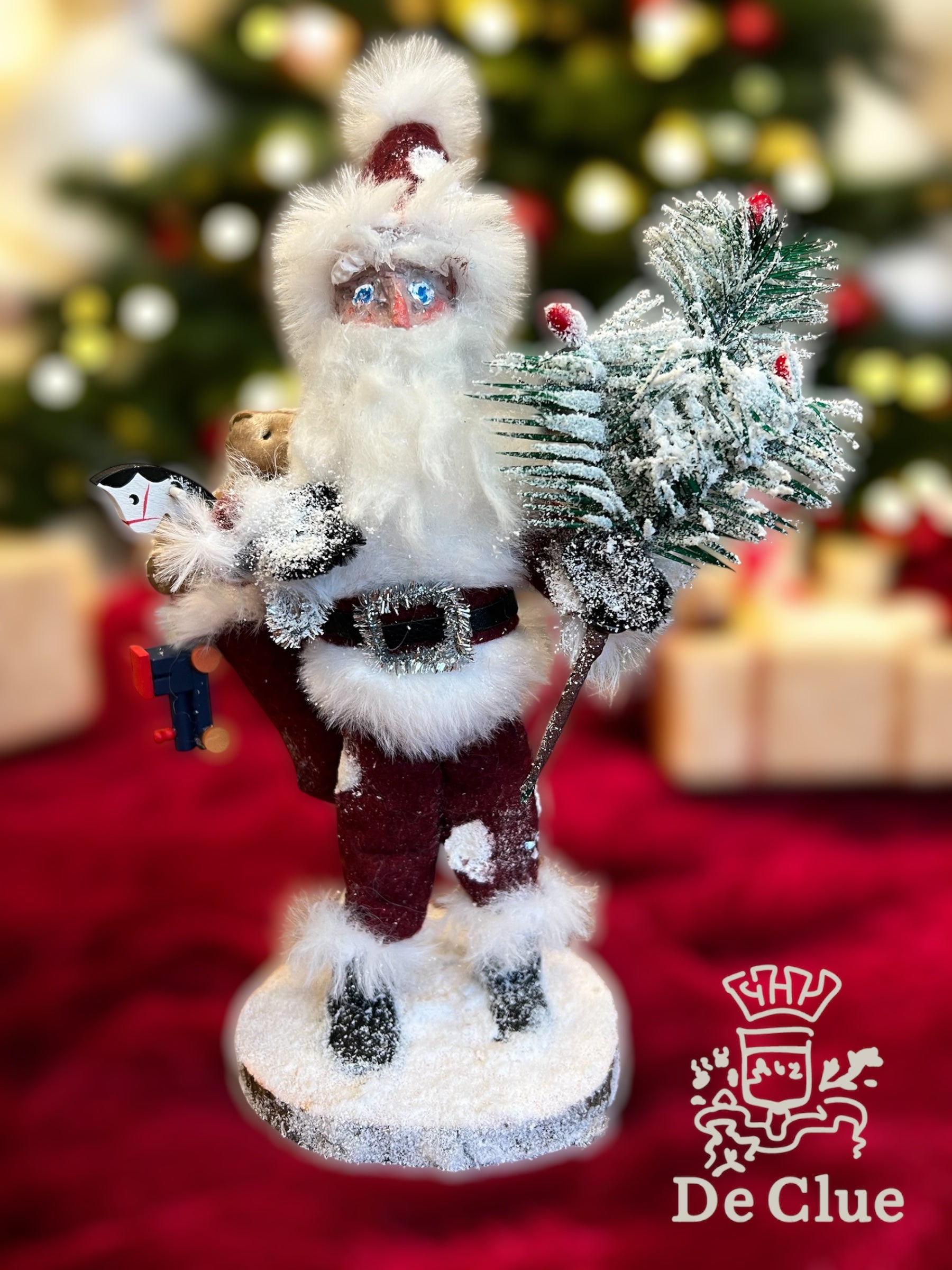 One of A Kind “Gift Bringer” Santa made by Timothy De Clue