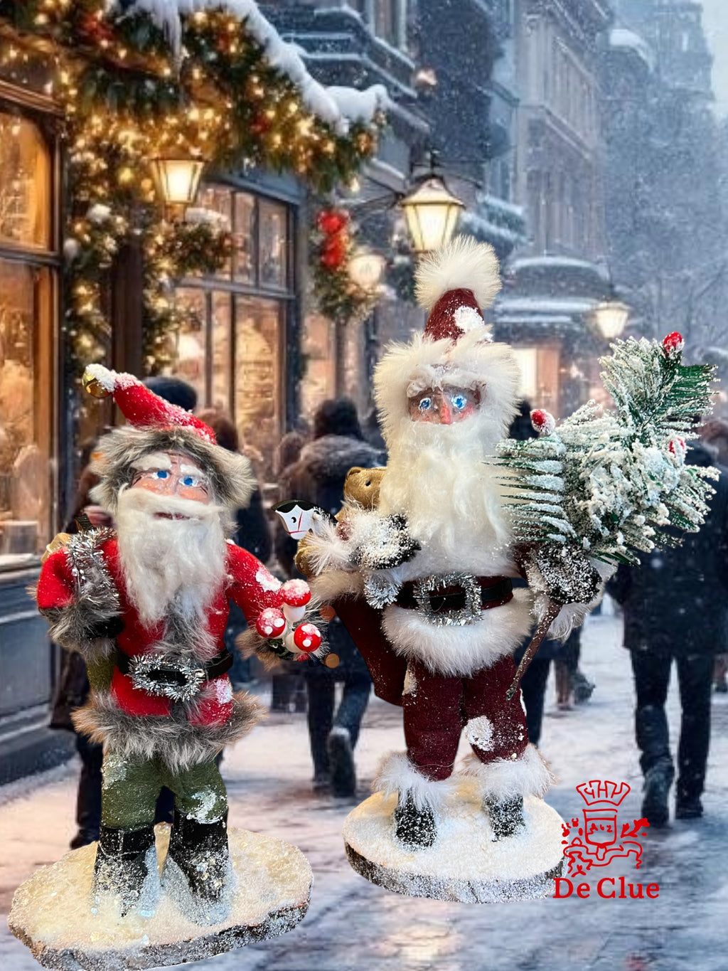 One of A Kind “Gift Bringer” Santa made by Timothy De Clue