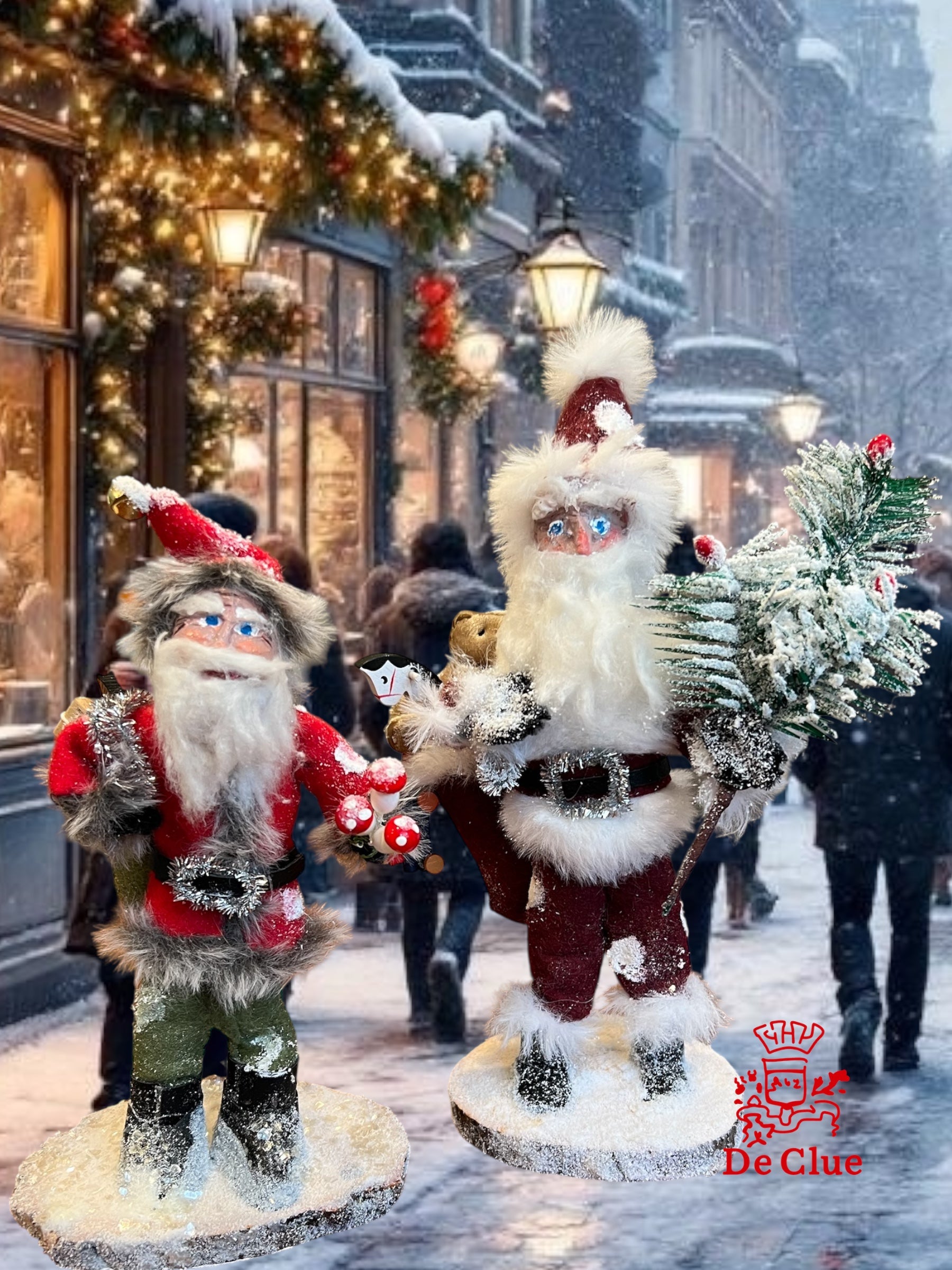 One of A Kind “Gift Bringer” Santa made by Timothy De Clue