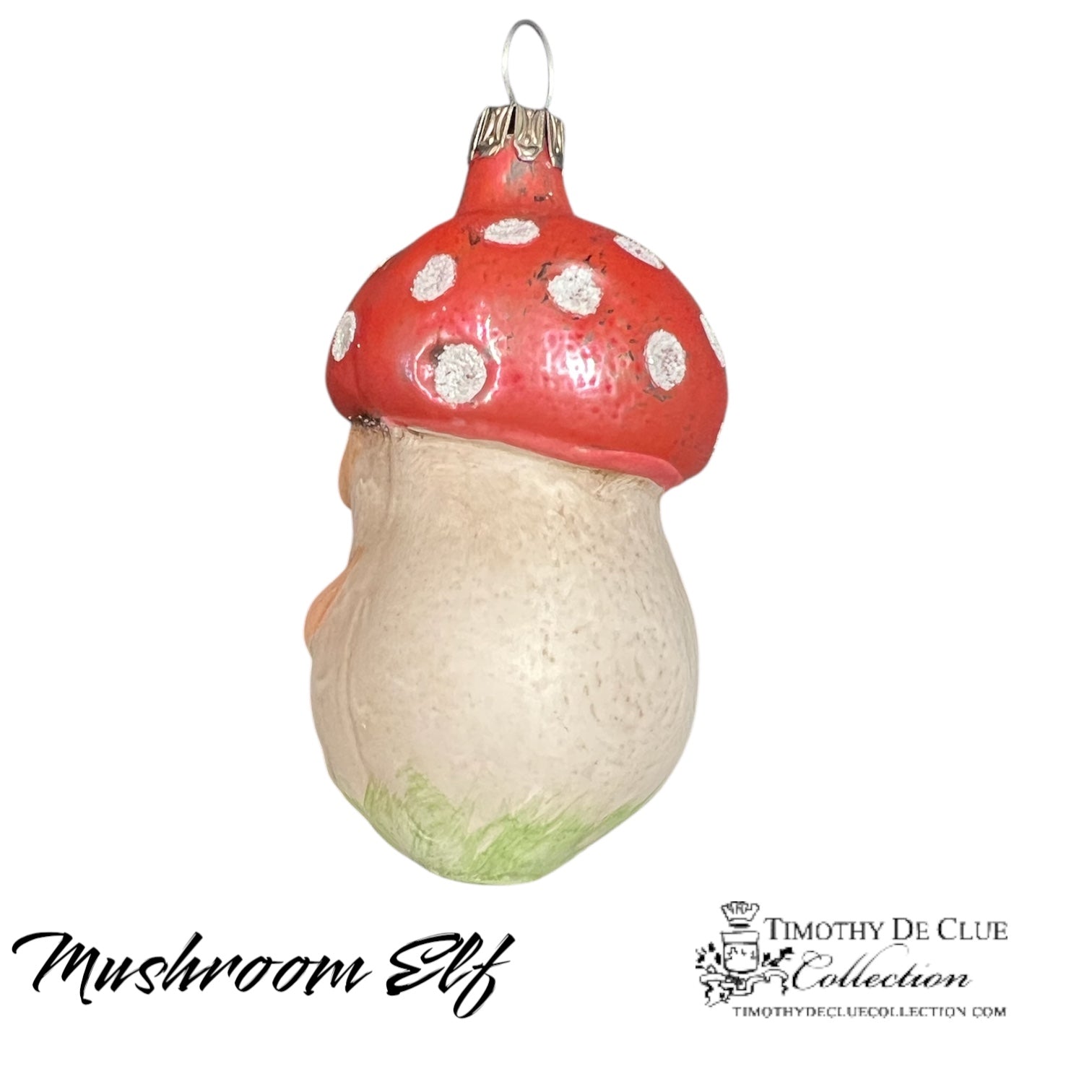 Mushroom Elf Vintage Style - German Glass Ornament Christmas Collection