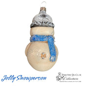 Snowperson Vintage Style - German Glass Ornament Christmas Collection