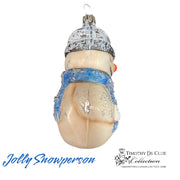 Snowperson Vintage Style - German Glass Ornament Christmas Collection