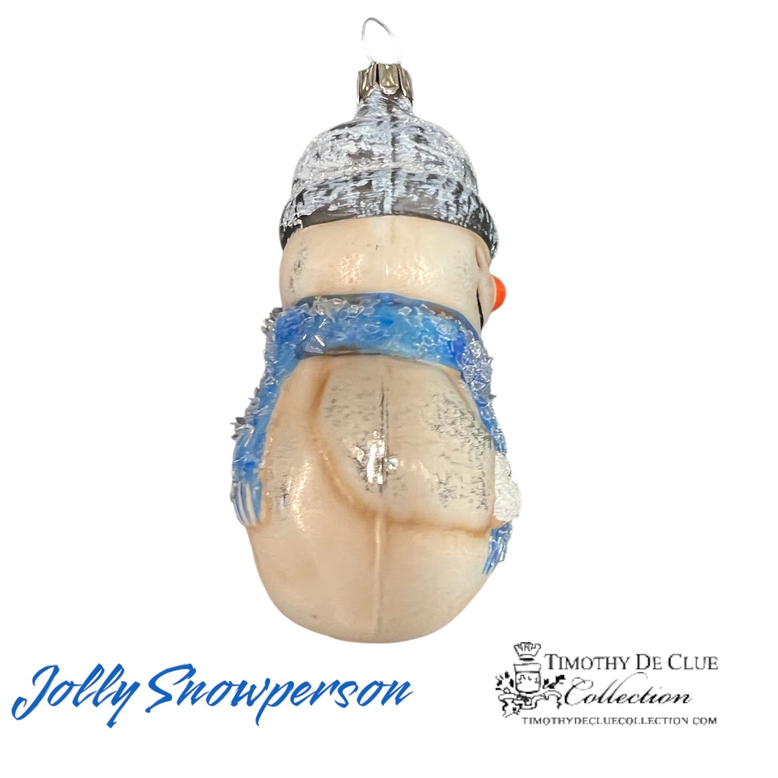 Snowperson Vintage Style - German Glass Ornament Christmas Collection