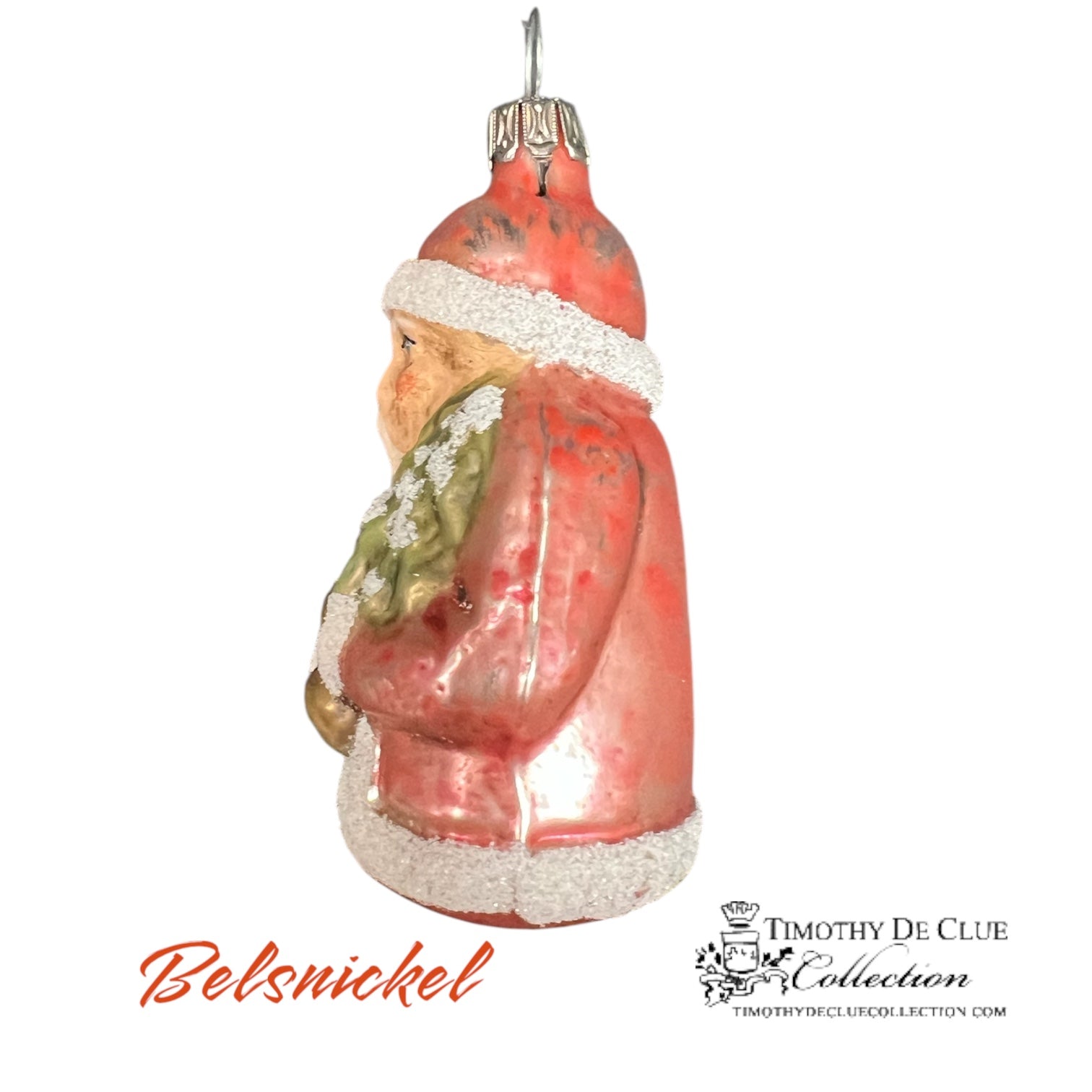 Santa Belsnickel Vintage Style - German Glass Ornament Christmas