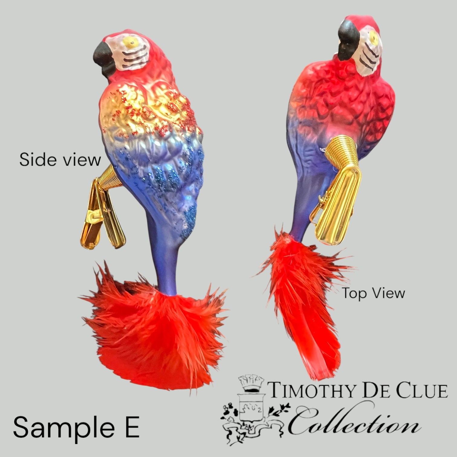 Sample E Bird Clip / Christmas Ornament