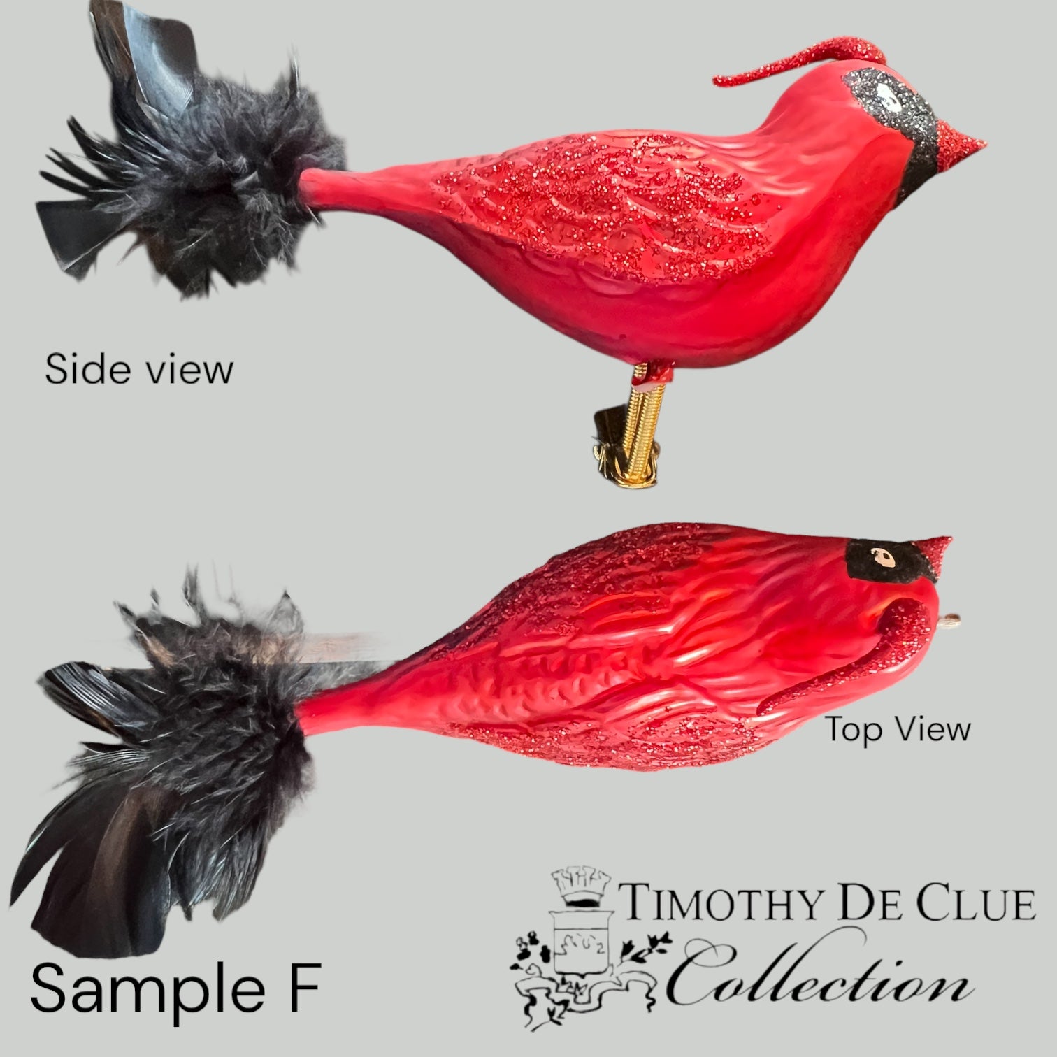 Sample F Bird Clip / Christmas Ornament