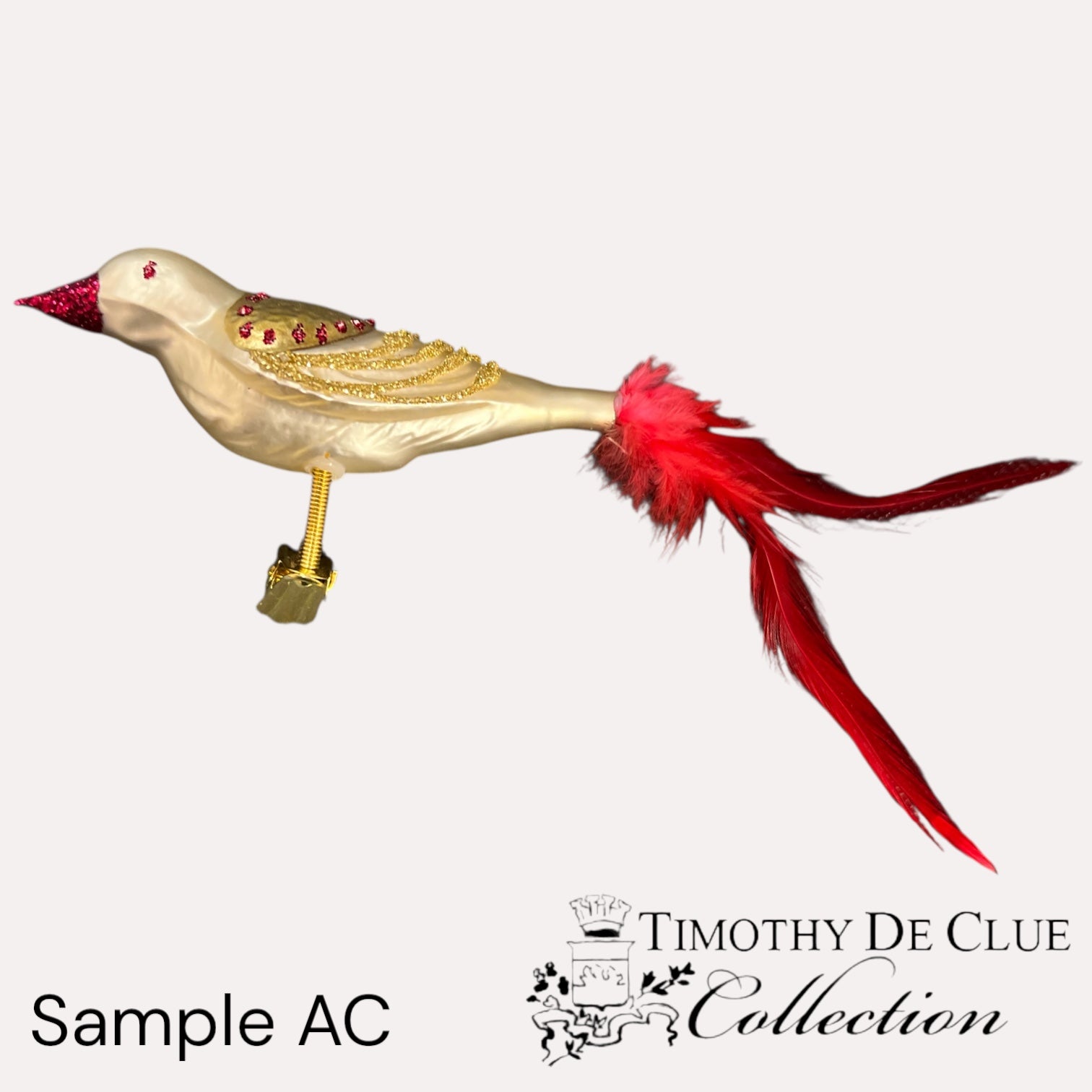 Sample AC Bird Clip / Christmas Ornament