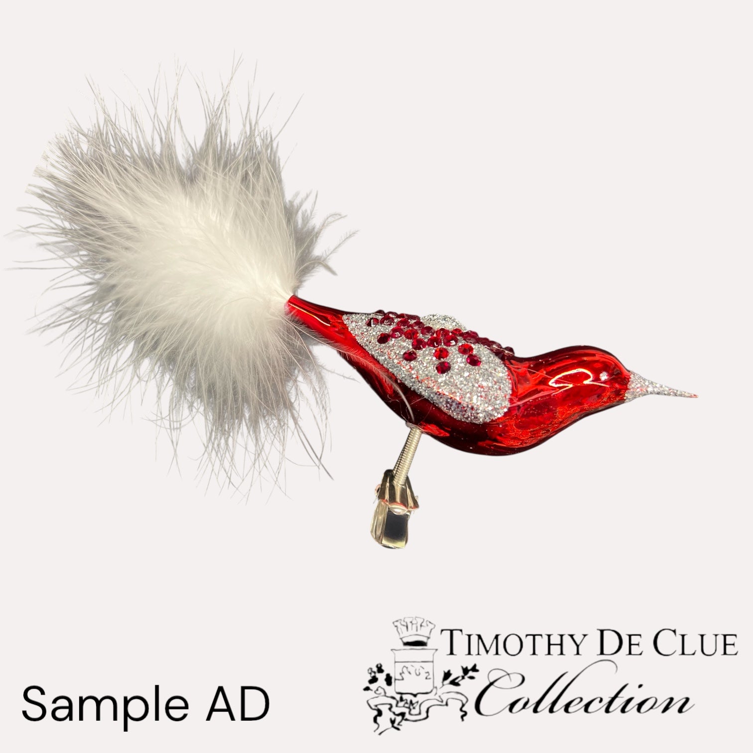 Sample AD Bird Clip / Christmas Ornament