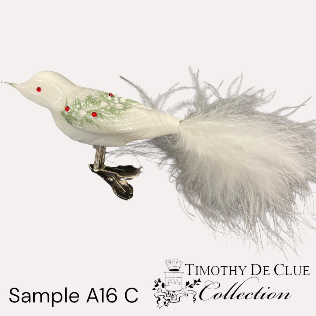 Sample A16 C Bird Clip / Christmas Ornament