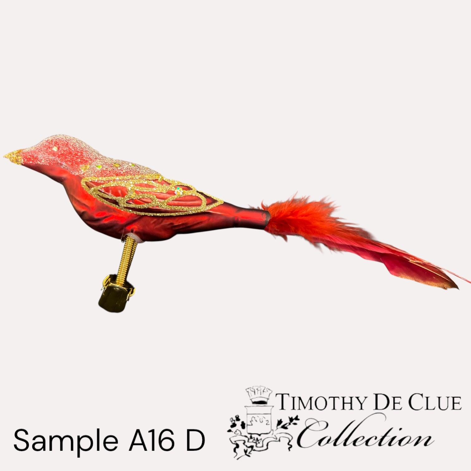 Sample A16 D Bird Clip / Christmas Ornament