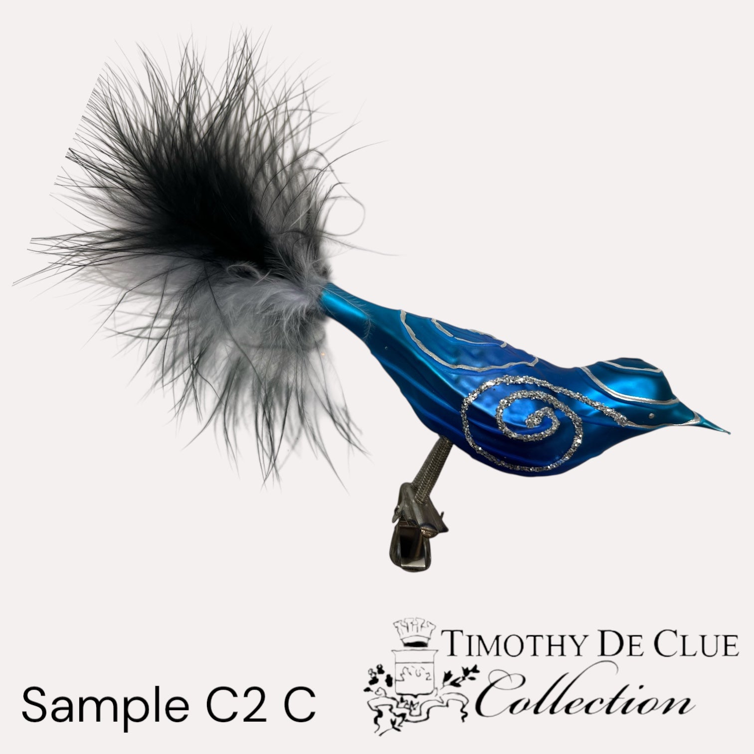 Sample C2 C Bird Clip / Christmas Ornament