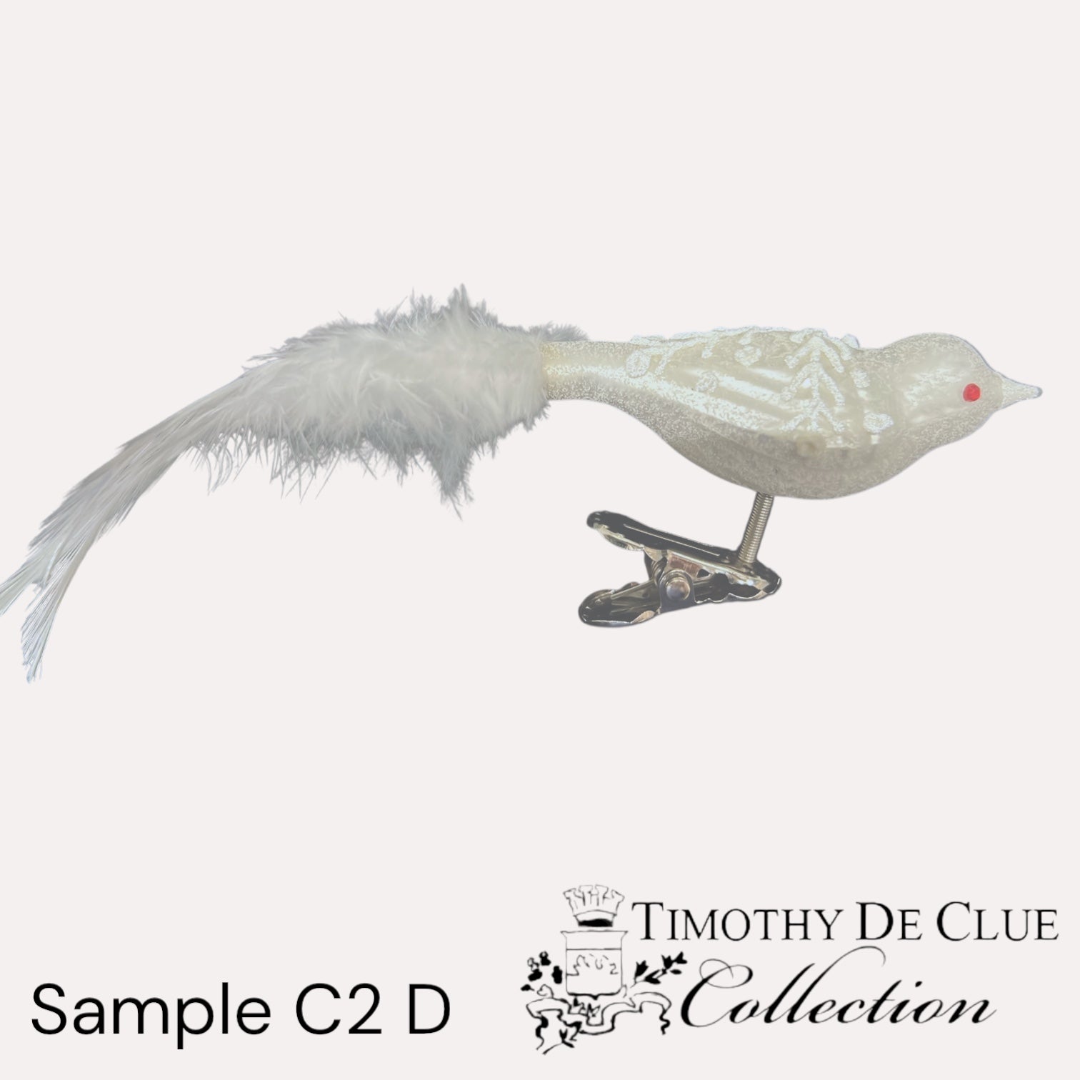 Sample C2 D Bird Clip / Christmas Ornament