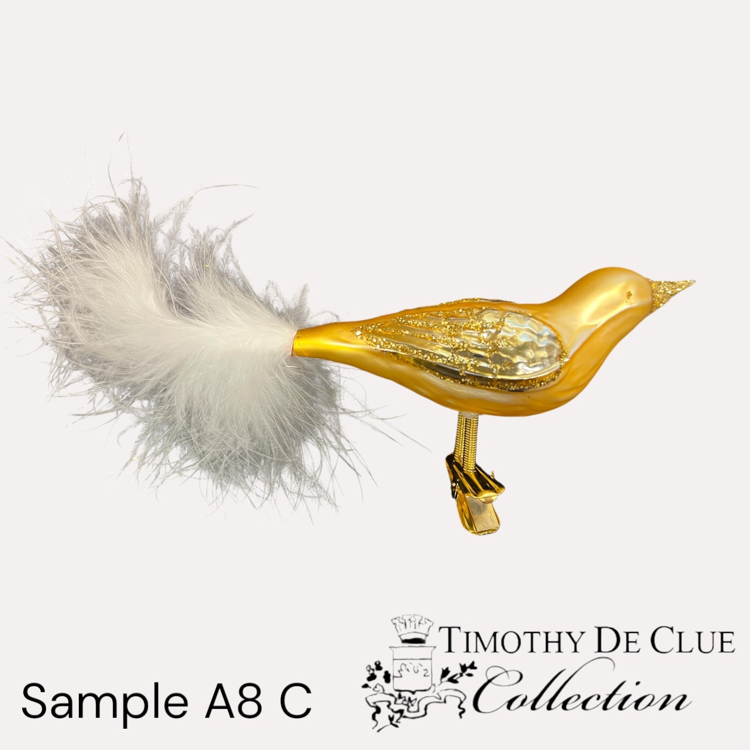 Sample A8 C Bird Clip / Christmas Ornament