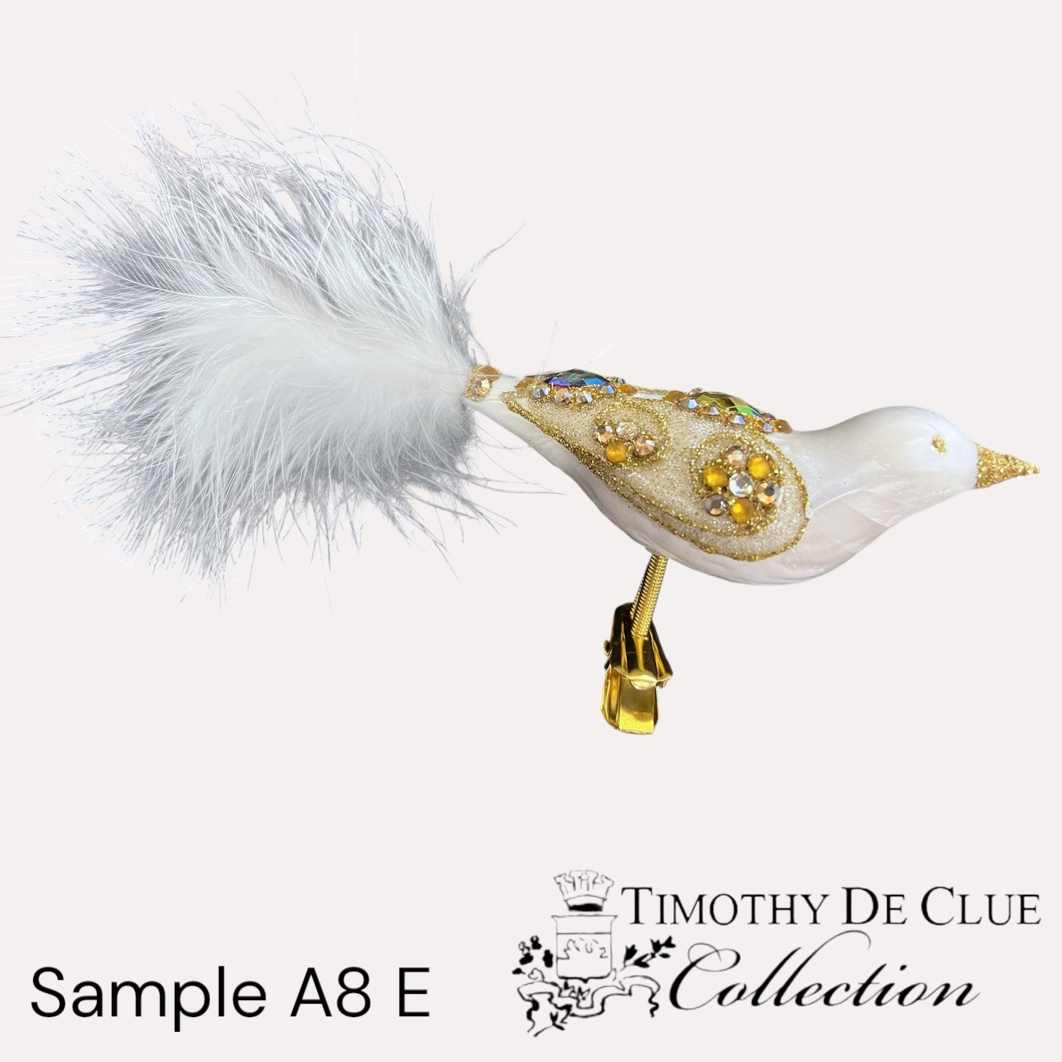 Sample A8 E Bird Clip / Christmas Ornament