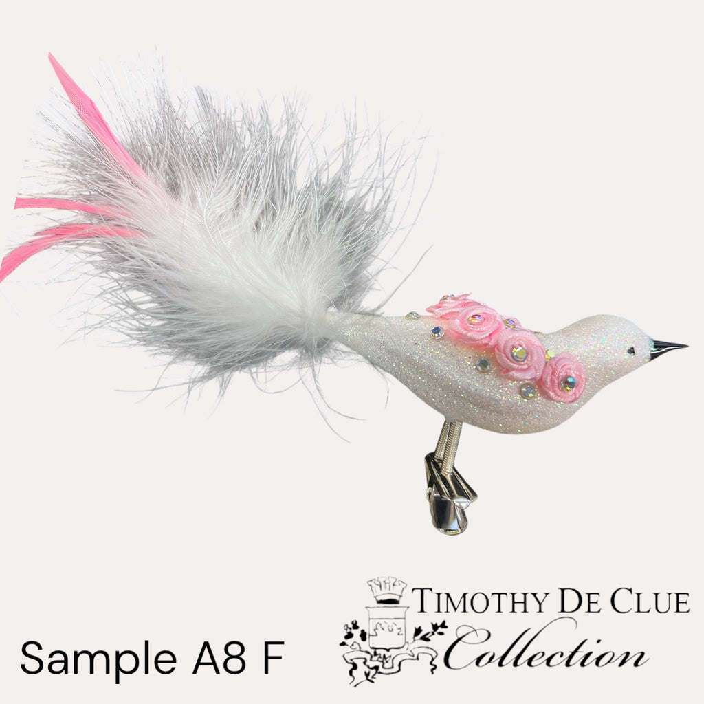 Sample A8 F Bird Clip / Christmas Ornament