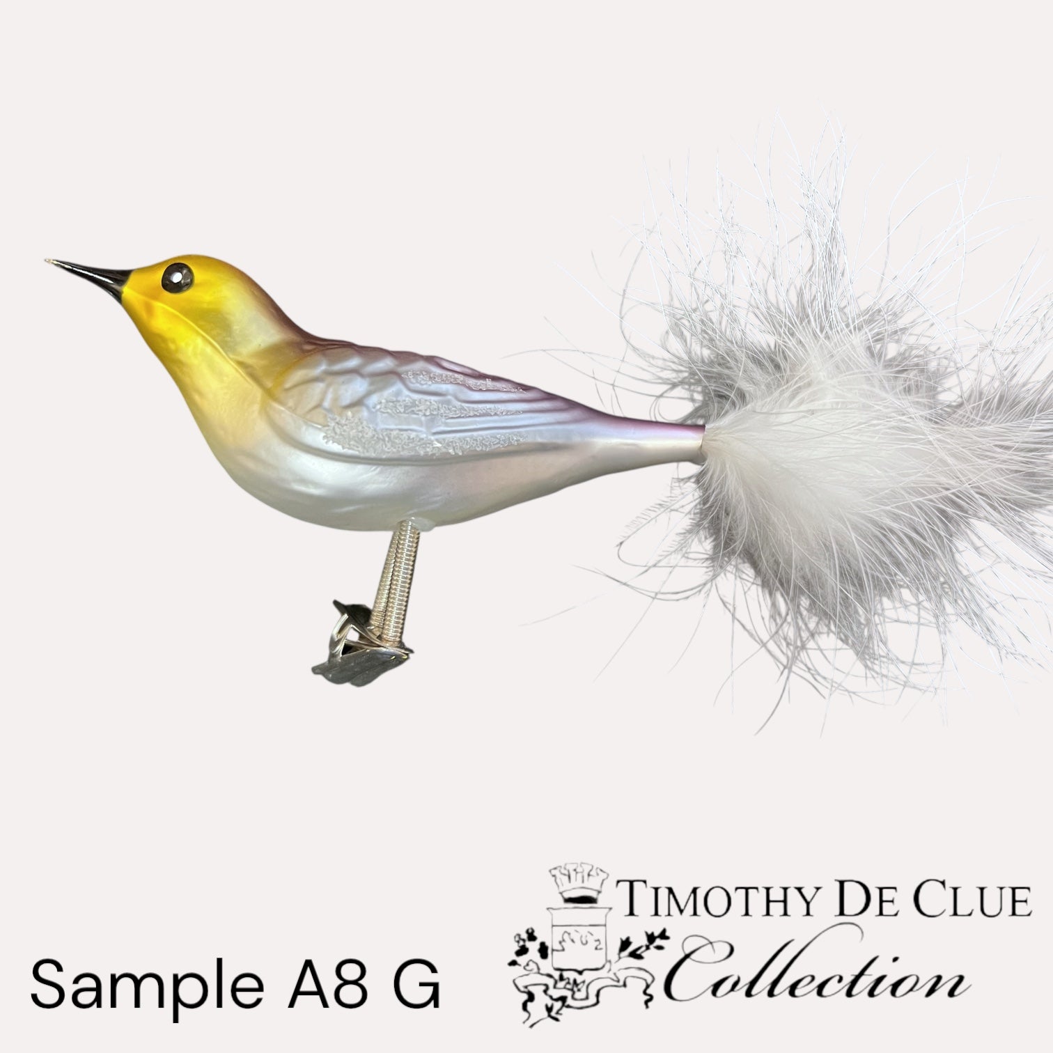 Sample A8 G Bird Clip / Christmas Ornament
