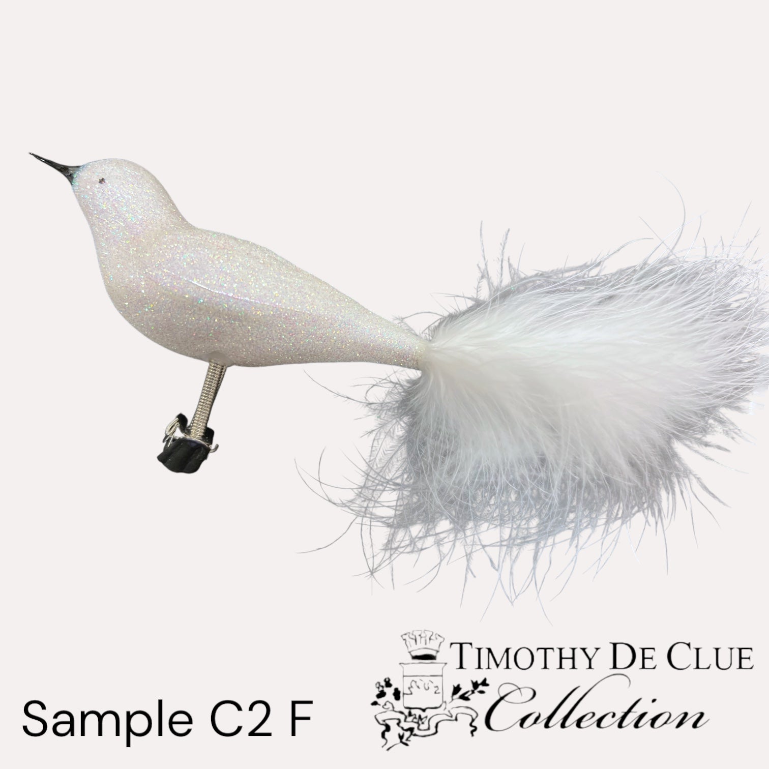 Sample C2 F Bird Clip / Christmas Ornament