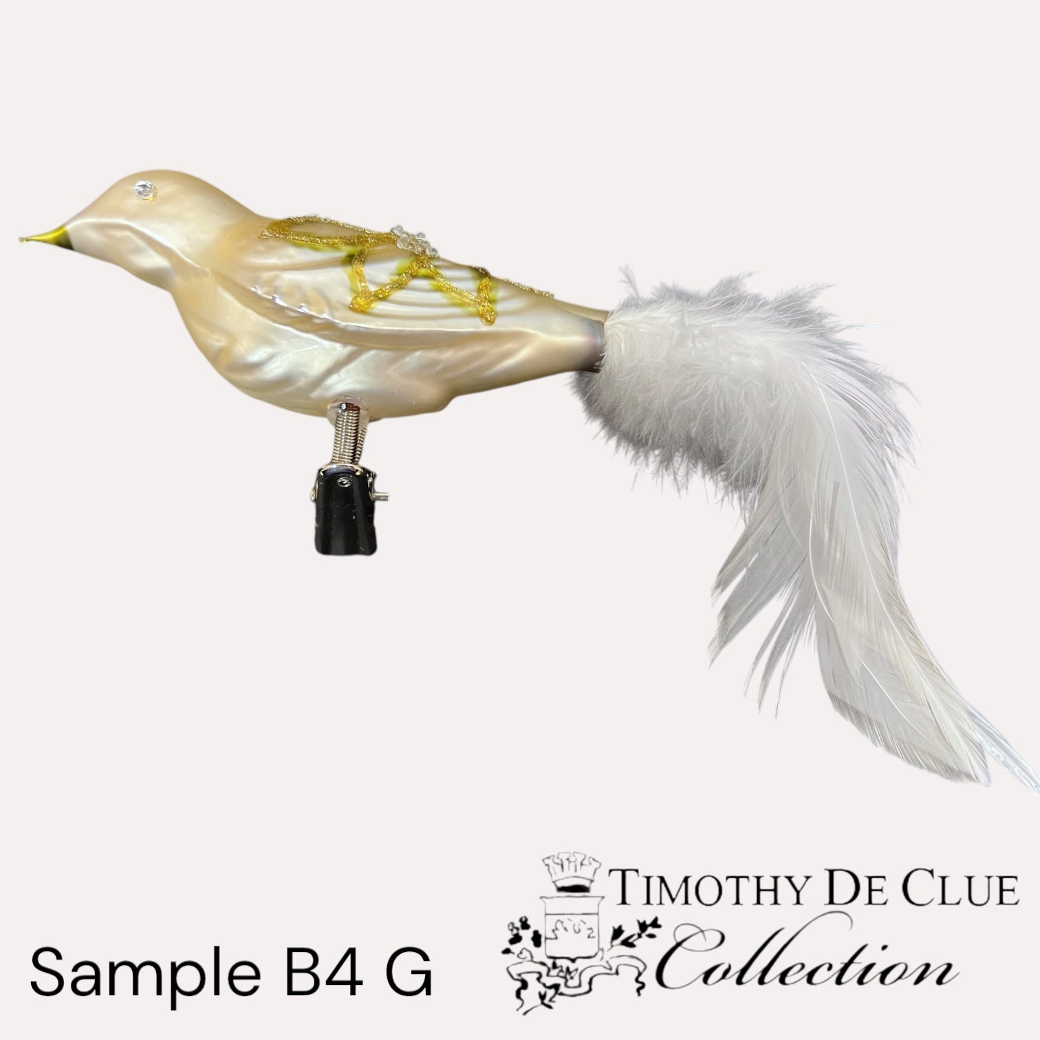 Sample B4 G Bird Clip / Christmas Ornament