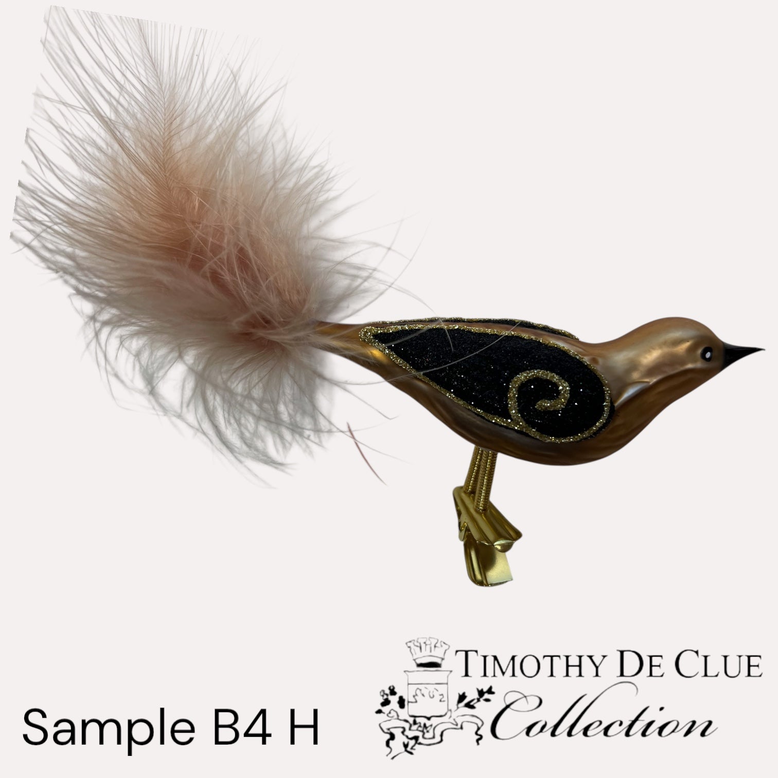 Sample B4 H Bird Clip / Christmas Ornament