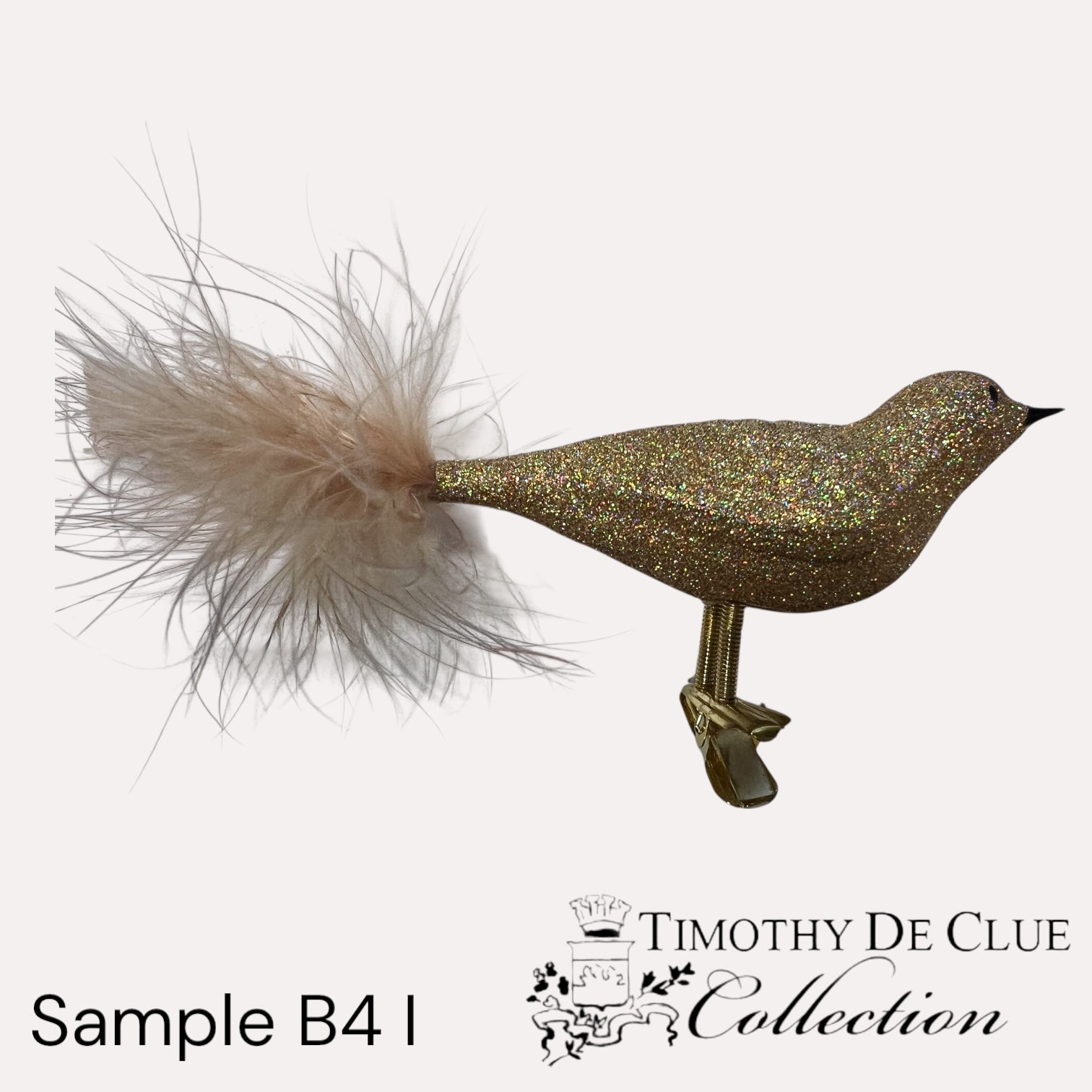 Sample B4 I Bird Clip / Christmas Ornament