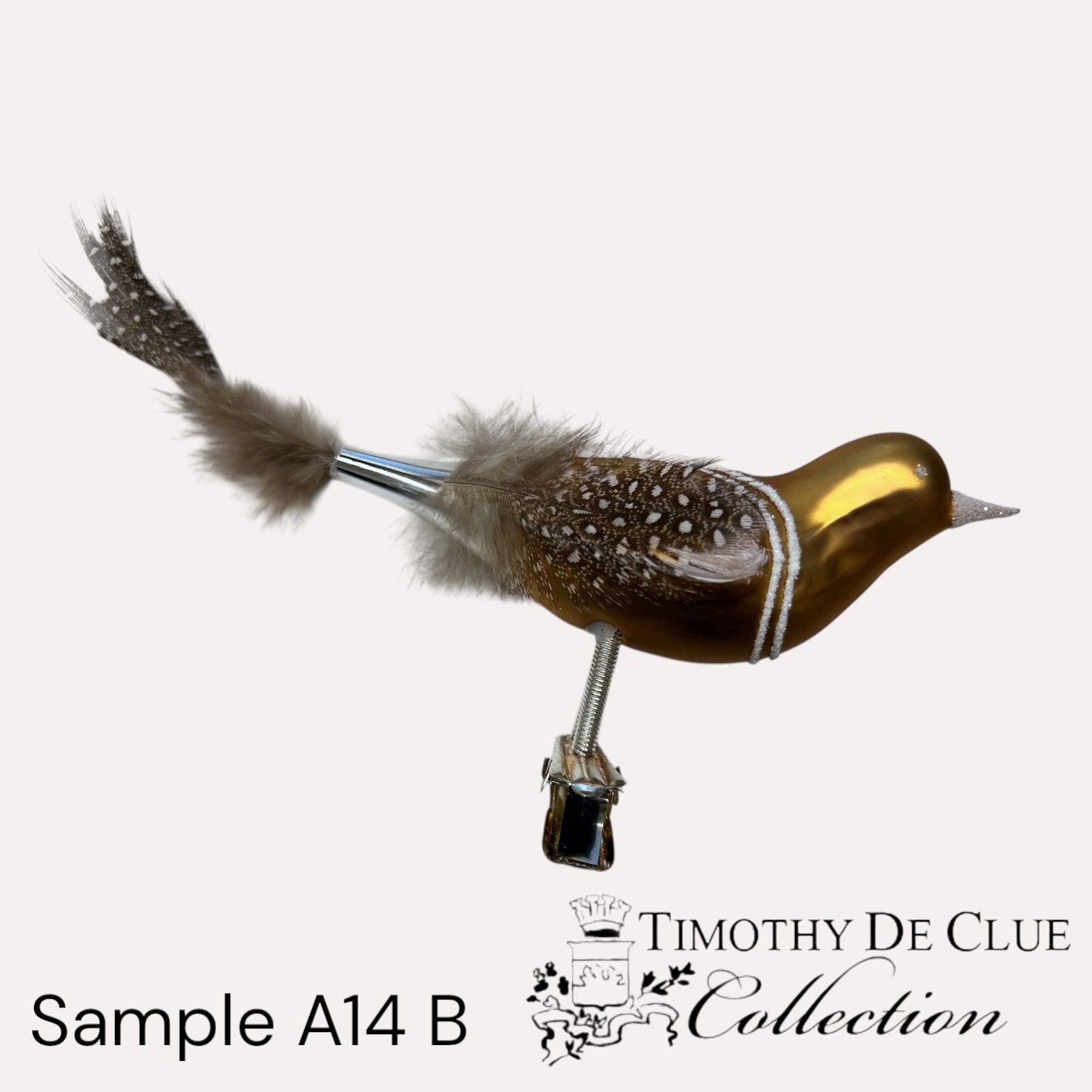 Sample A14 B Bird Clip / Christmas Ornament