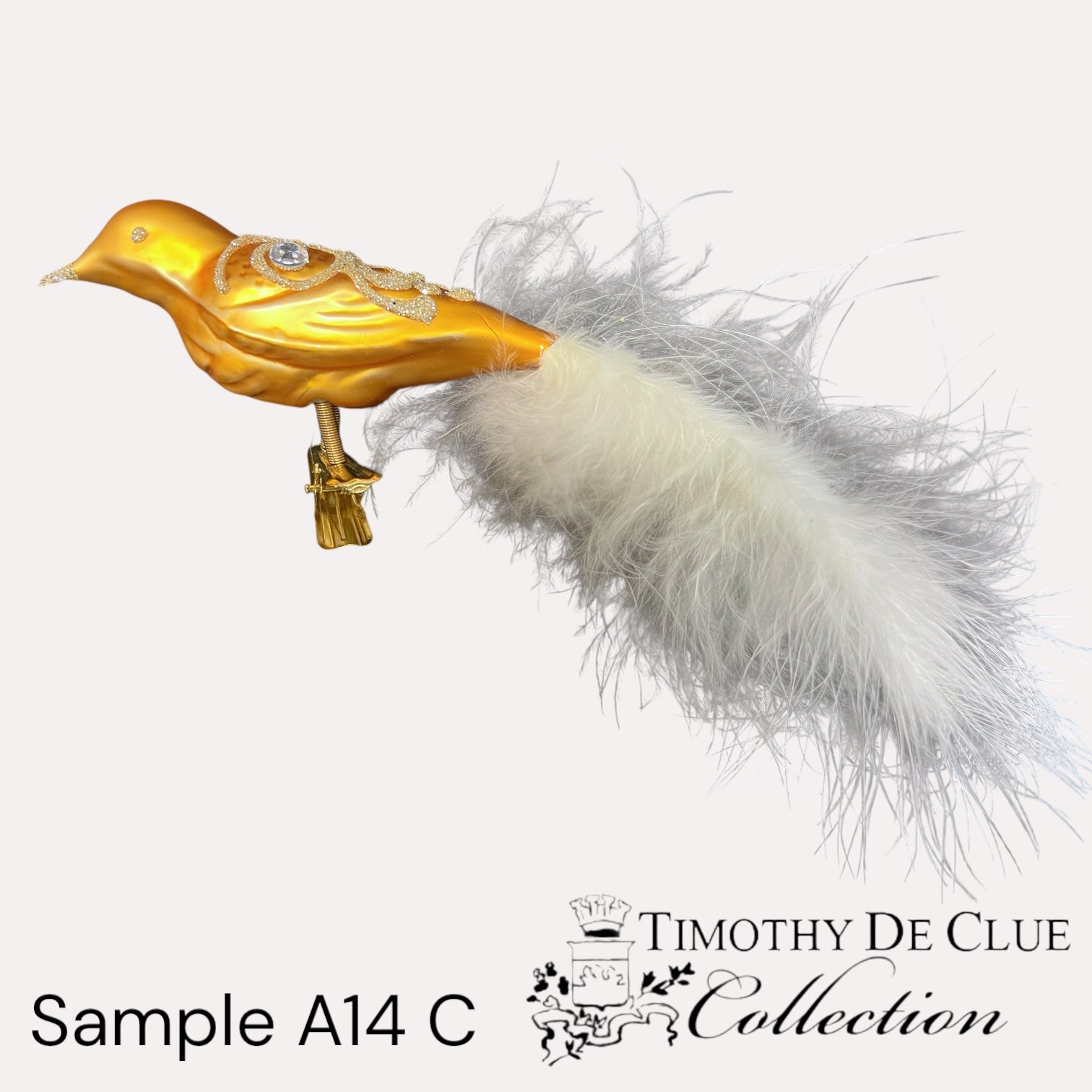 Sample A14 C Bird Clip / Christmas Ornament