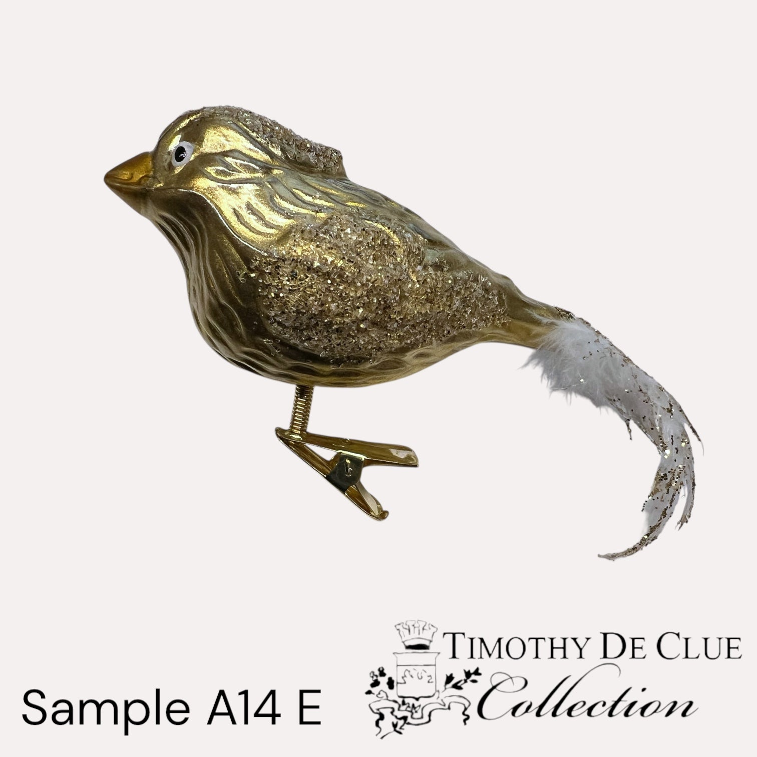 Sample A14 E Bird Clip / Christmas Ornament