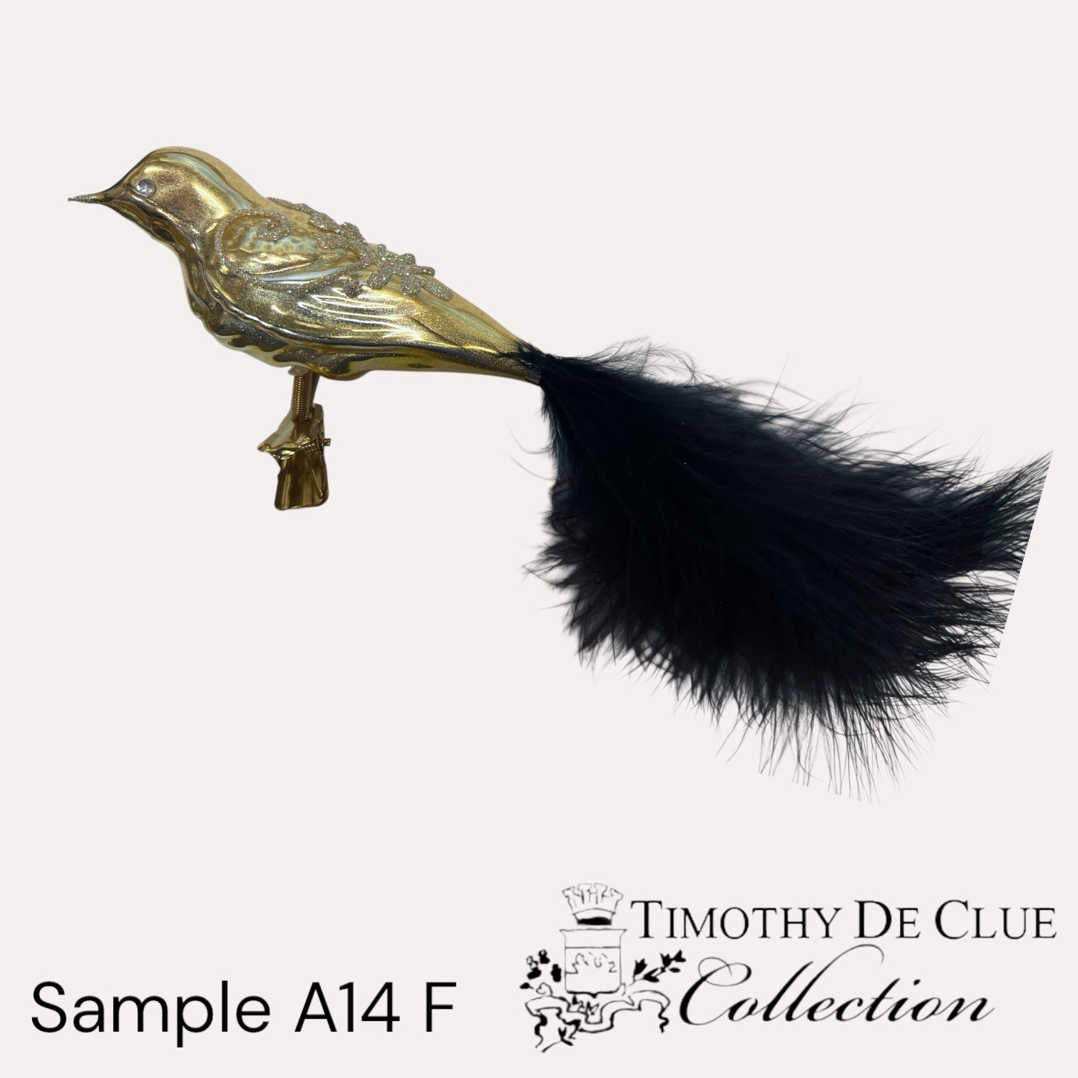 Sample A14 F Bird Clip / Christmas Ornament
