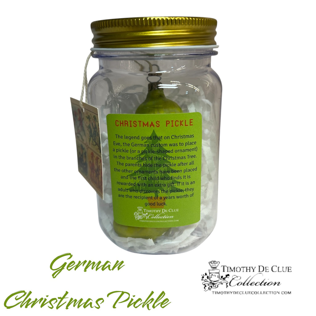 Christmas Pickle Vintage Style - German Glass Ornament Christmas Collection