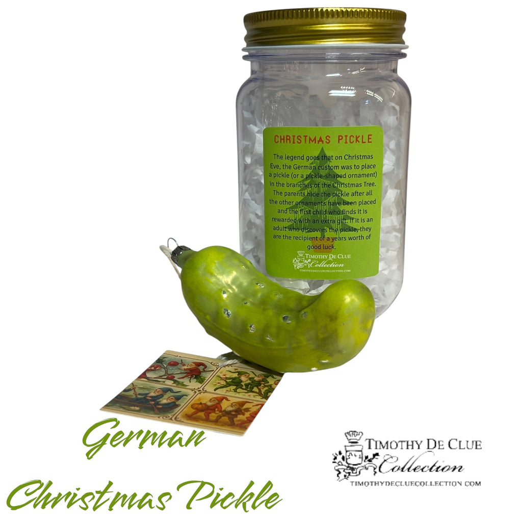 Christmas Pickle Vintage Style - German Glass Ornament Christmas Collection
