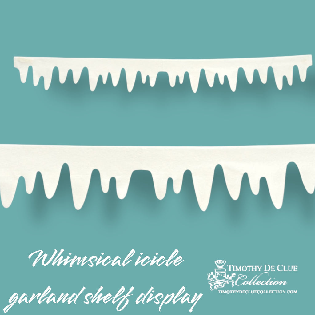Fabric Icicle Decorations