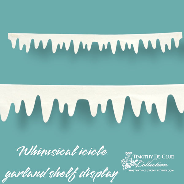Fabric Icicle Decorations