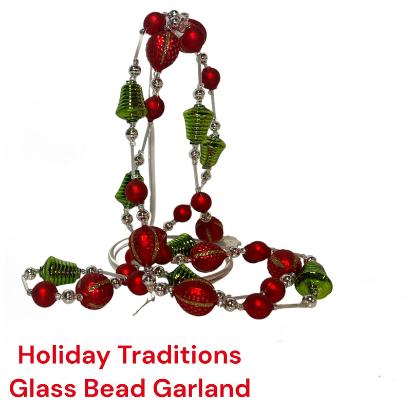 Glass bead garlands