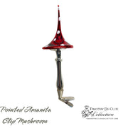 PNW Pointed Amanita Clip Mushroom -TDC Wonderland Christmas Collection