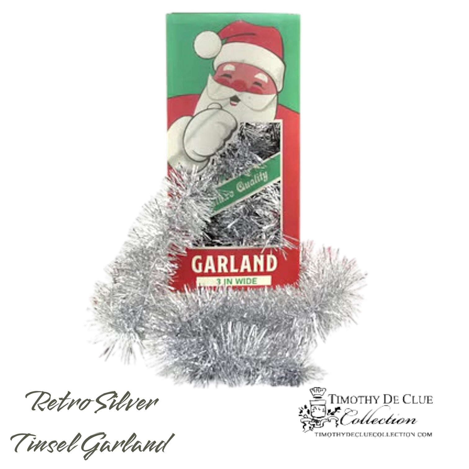 Retro Boxed Tinsel Garland  -TDC RetroChristmas Collection (Copy) (Copy)
