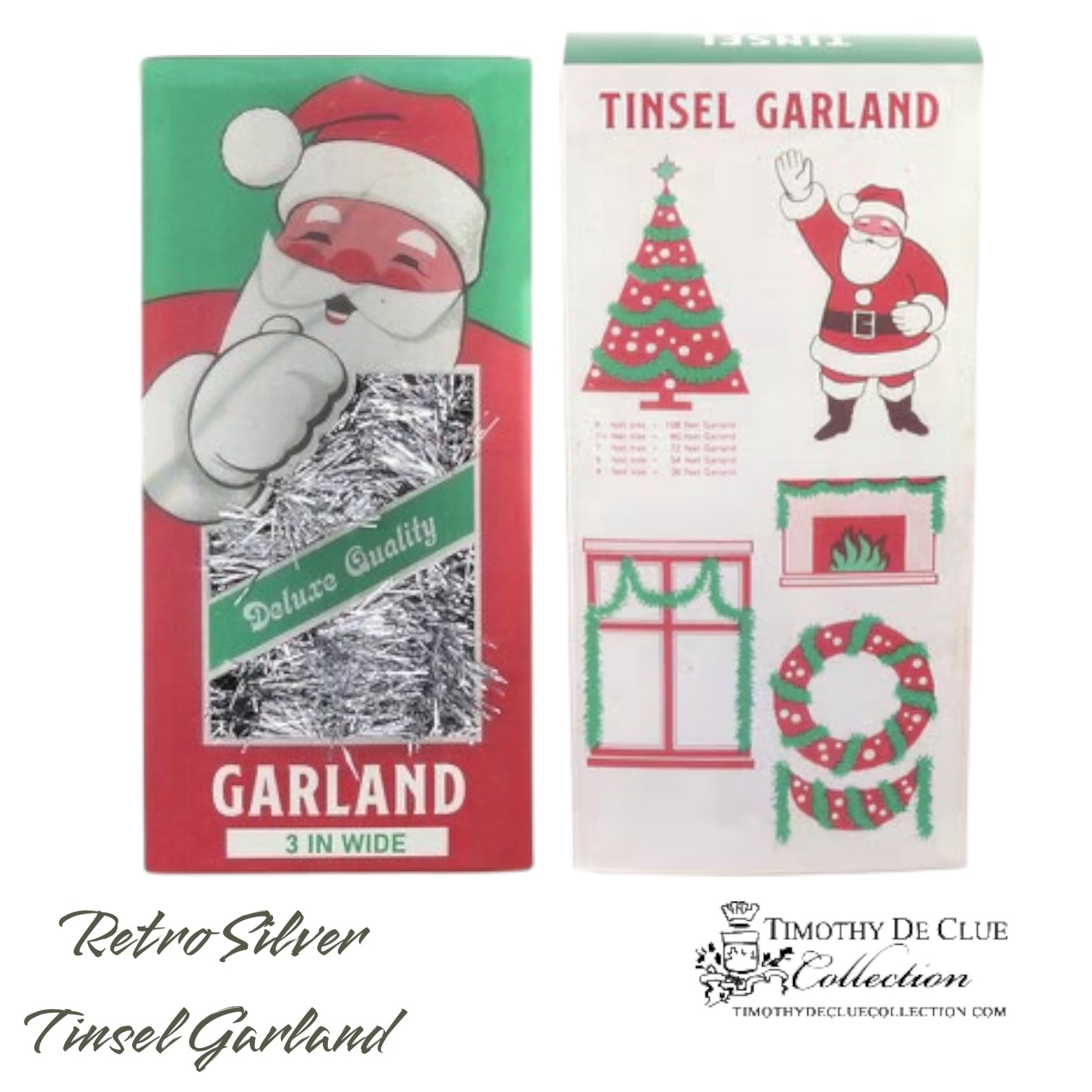 Retro Boxed Tinsel Garland  -TDC RetroChristmas Collection (Copy) (Copy)