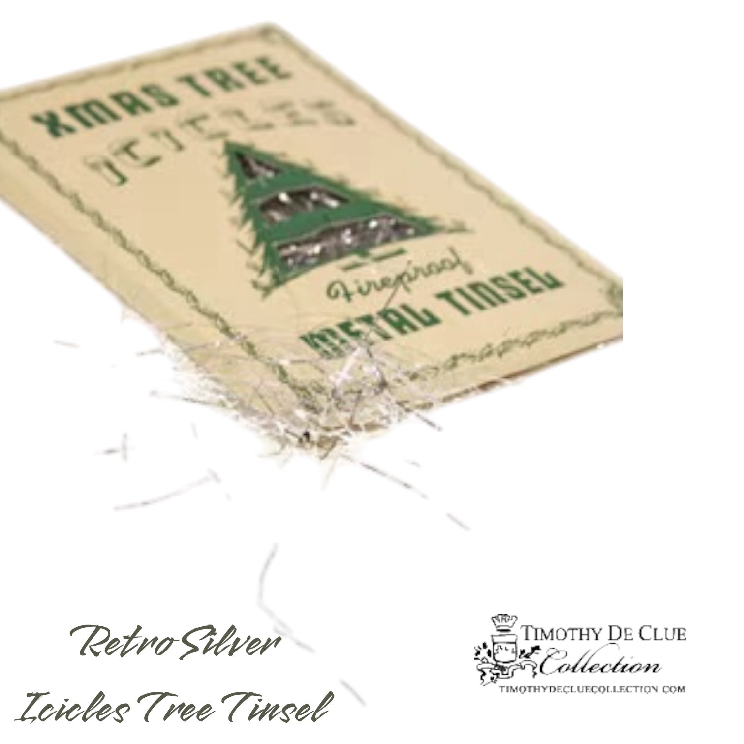 Retro Boxed Tree Icicle Tinsel   -TDC RetroChristmas Collection (Copy) (Copy) (Copy)
